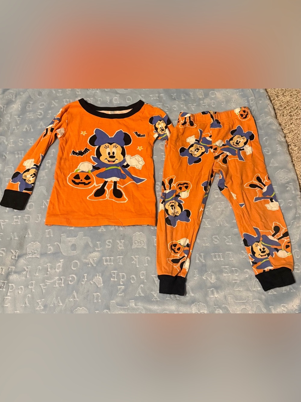 Disney Minnie Mouse Halloween Pajama Set - 3T